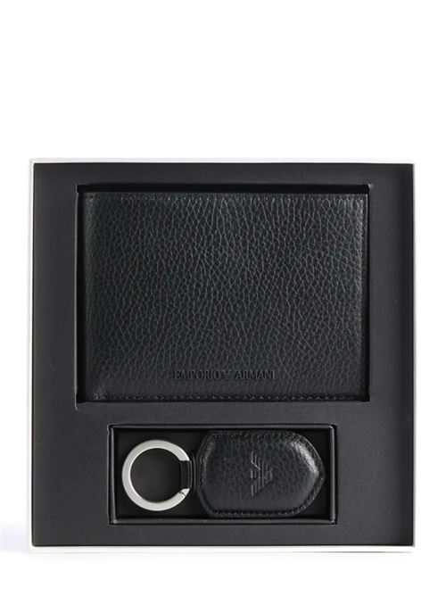 Set portafoglio e portachiavi Emporio Armani | Y4R222 Y068E.80001